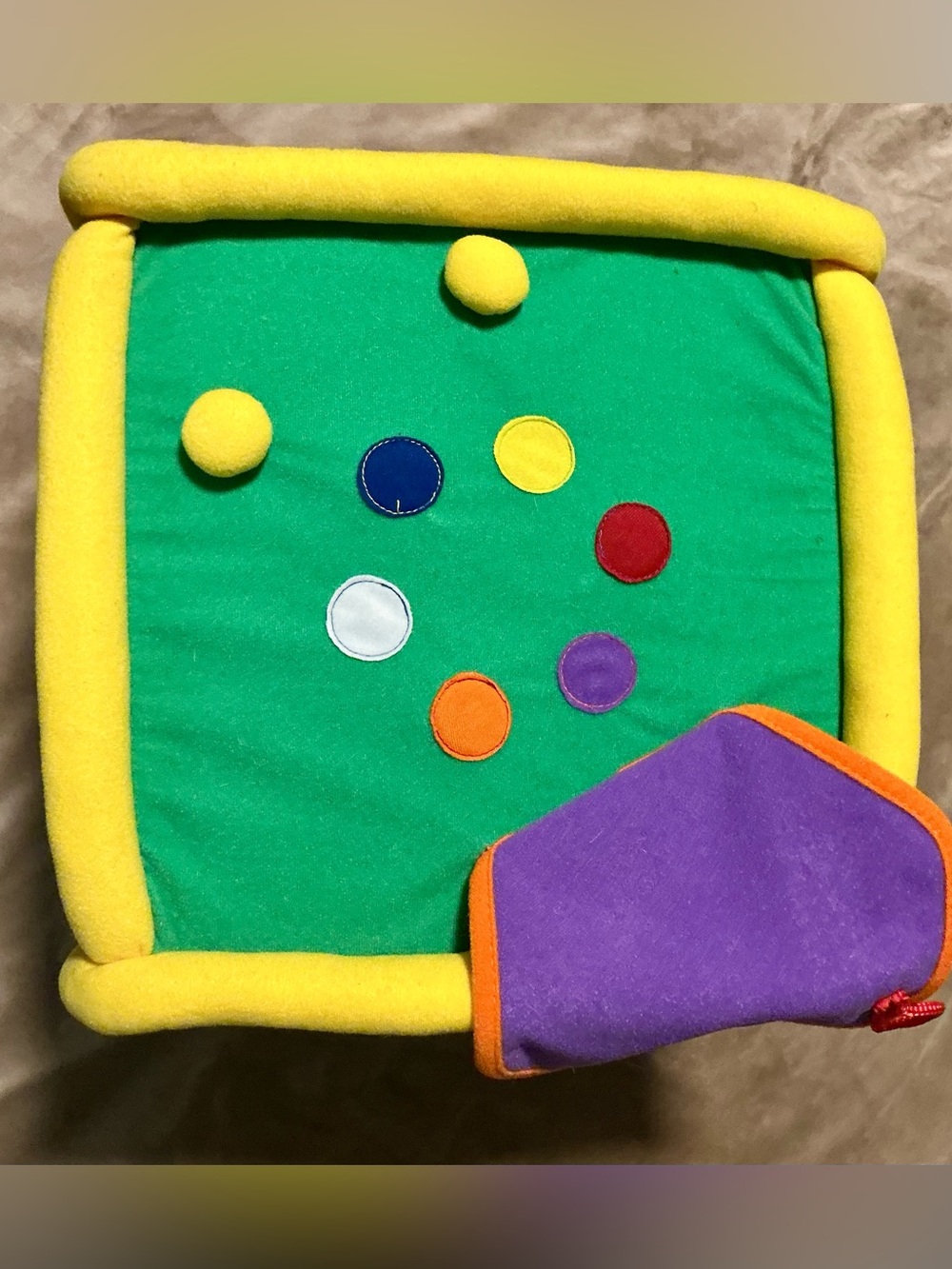 Neurosmith Jumbo Learning Block Plush Activity Toy